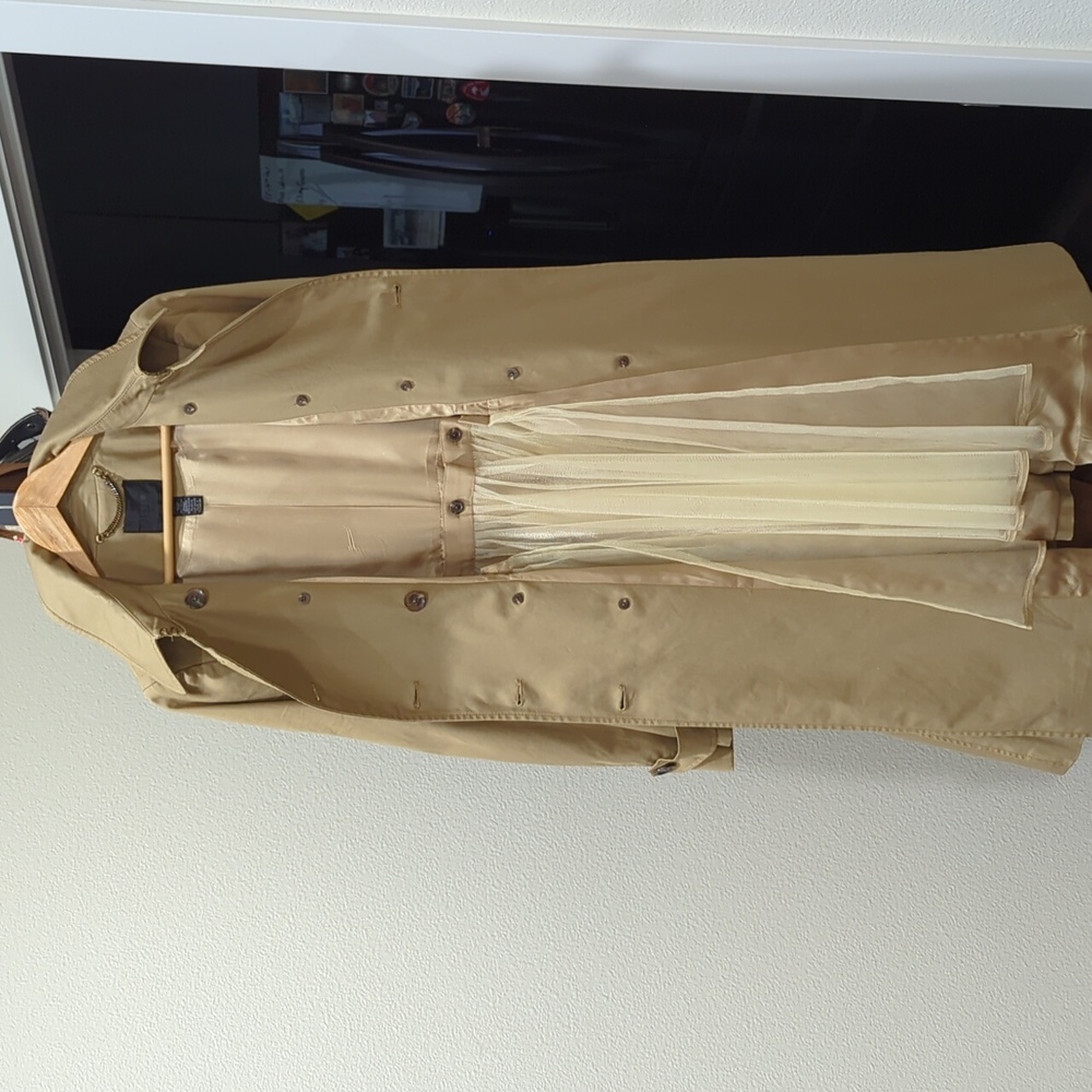 NWOT RARE J Crew Collection Classic Trench Coat With Tulle 10